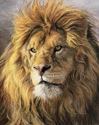 lion painting