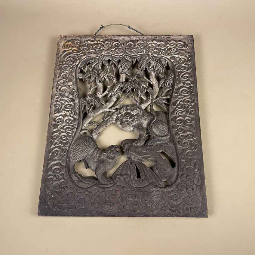 carved wood wall art