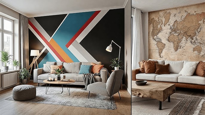 wall designs for living room