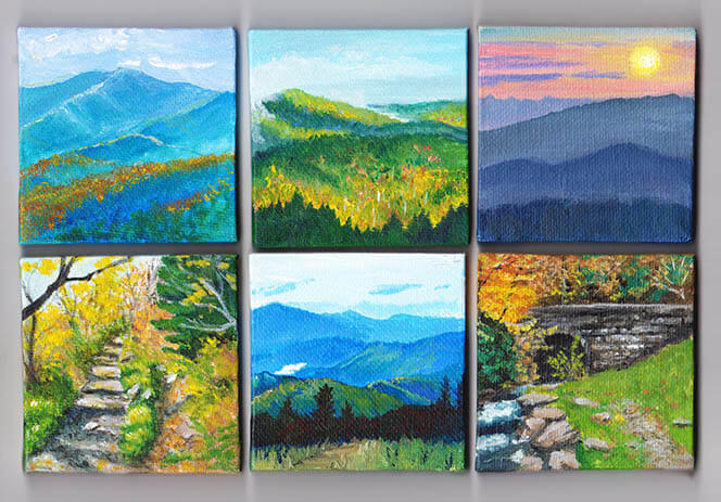 small canvas art