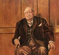 winston churchill painting