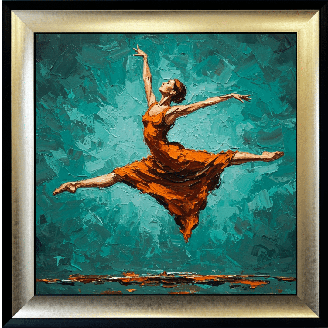 abstract framed art