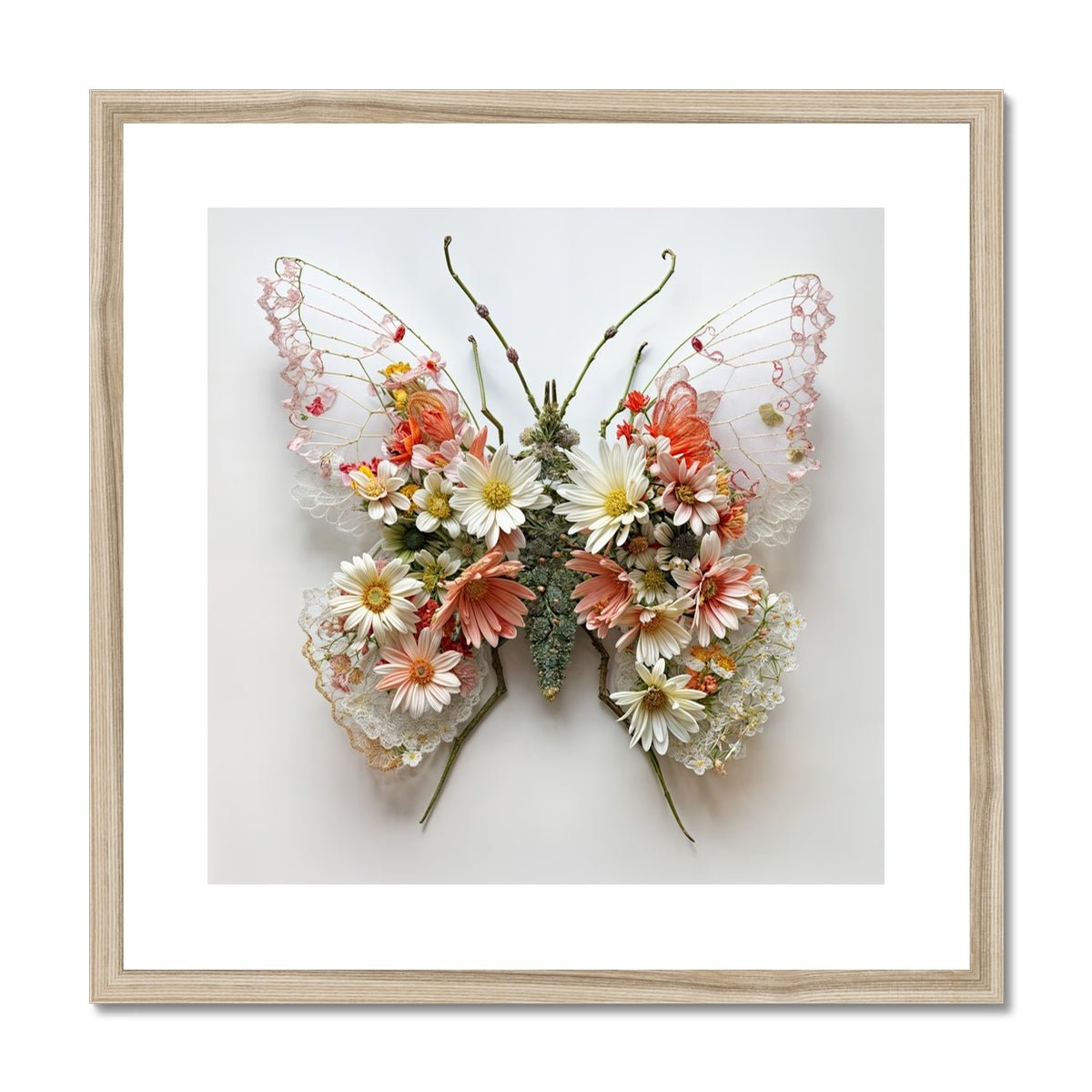 butterfly framed art