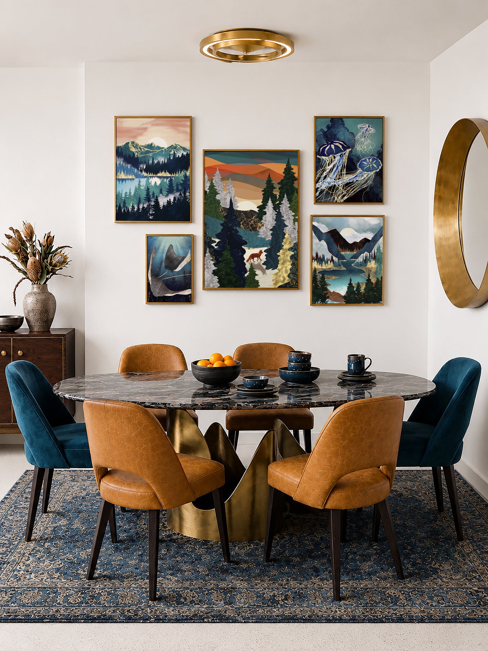 modern dining room wall decor